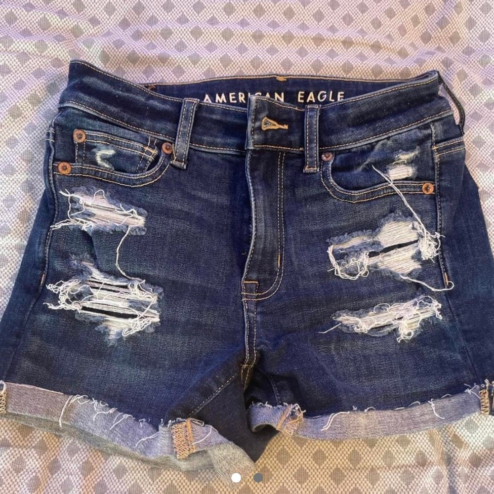 american eagle next level stretch denim shorts